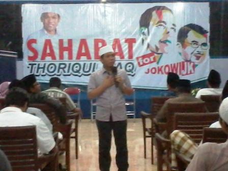 Simpatisan Thoriqul Haq Siap Menangkan Jokowi-JK